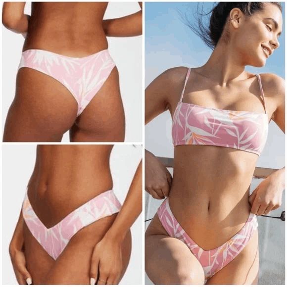 Billabong NWT size S bikini SET - Another Paradise bralette top, Fiji cheeky cov - Picture 1 of 9